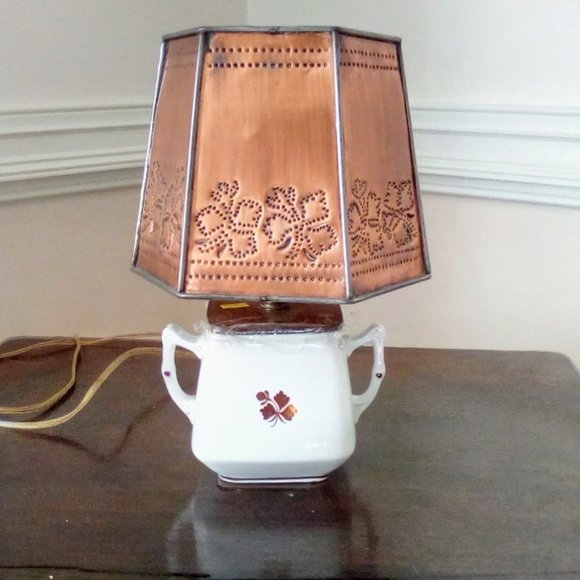 Wedgwood Other - Handmade Folk Art Antique Lamp
